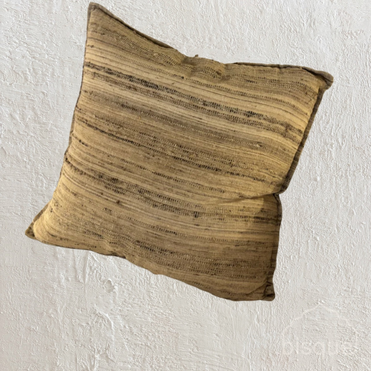 LORELEI. THREADED SILK. BROWNS & NATURAL.60 X 60CM CUSHIONS.