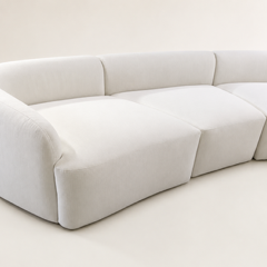 Sofa : Luca : Modular Curve Lounge | Off White