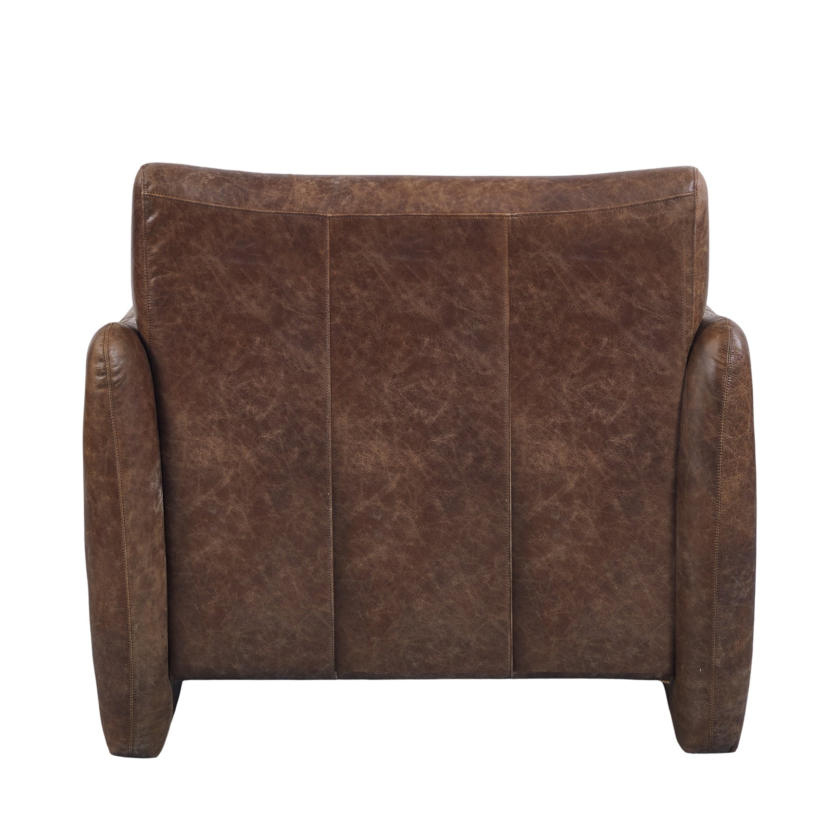 Salerno : Leather Occasional Chair, Leather, Whiskey
