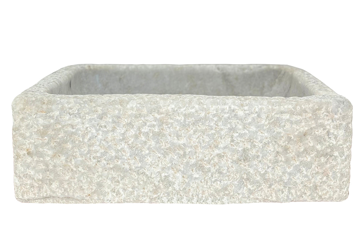 Parul : Marble Basin, Hammered Exterior Finish