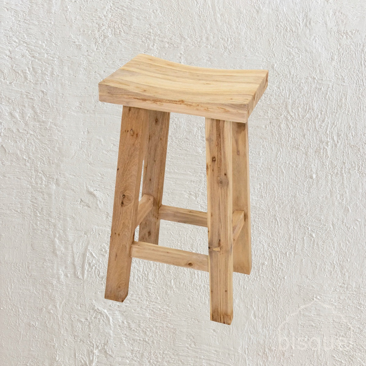 Santi : Indoor/Outdoor Bar Stool, Bleached
