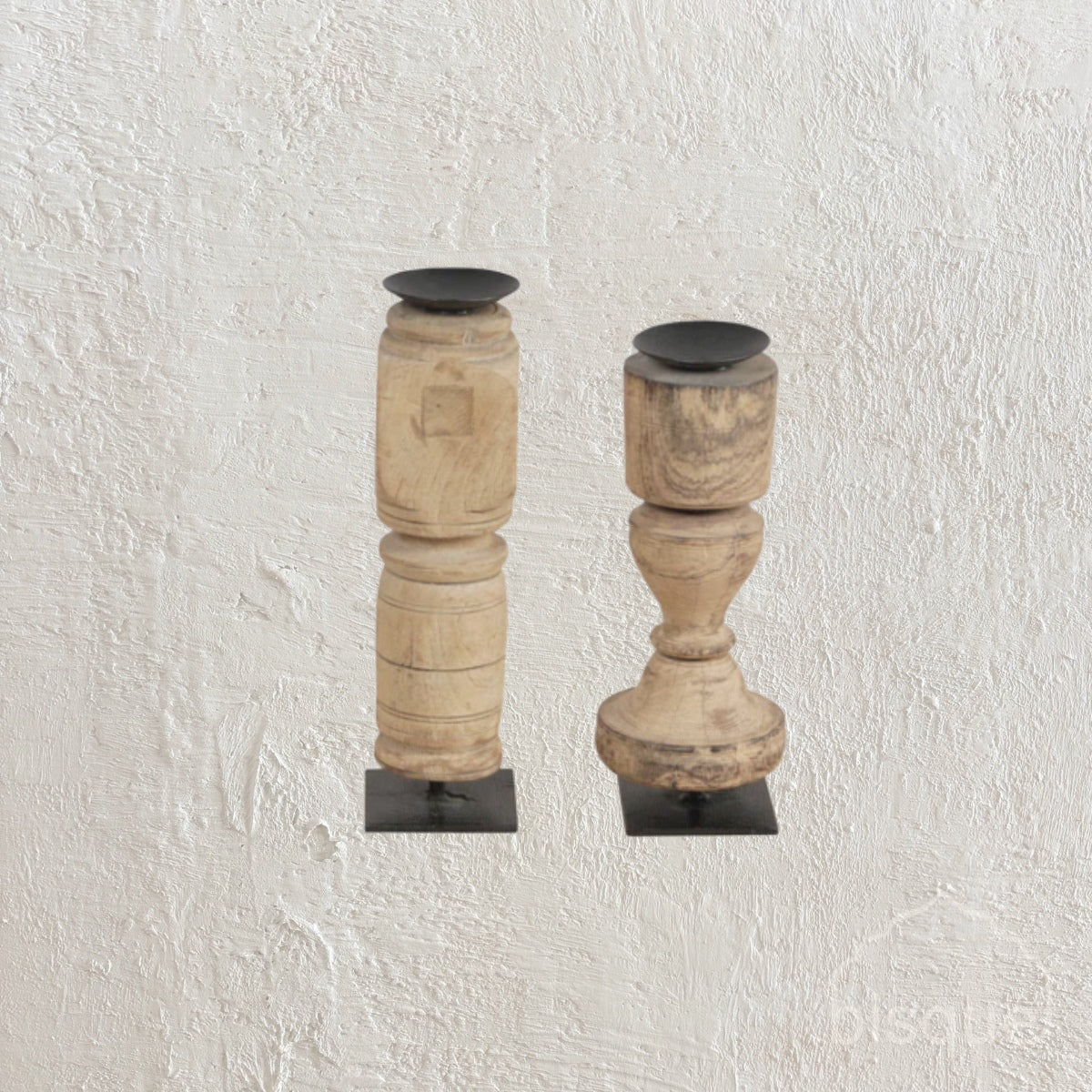 Caro : Carved Indian Candle Holder, Assorted Tall