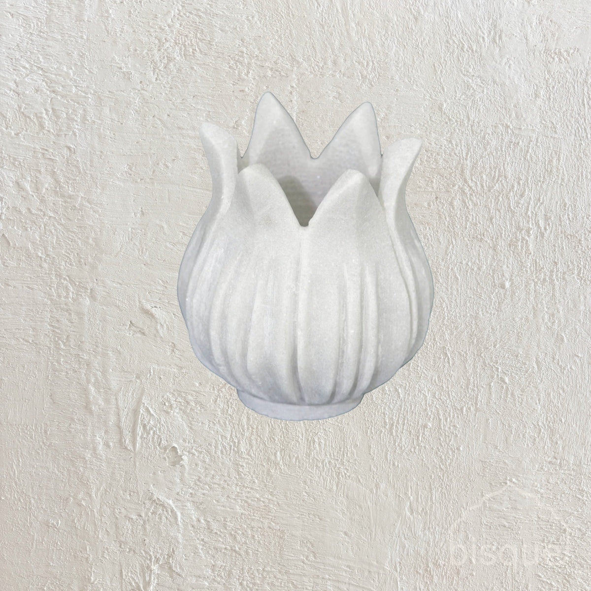 Lotus : Flower Marble Candleholder, Small