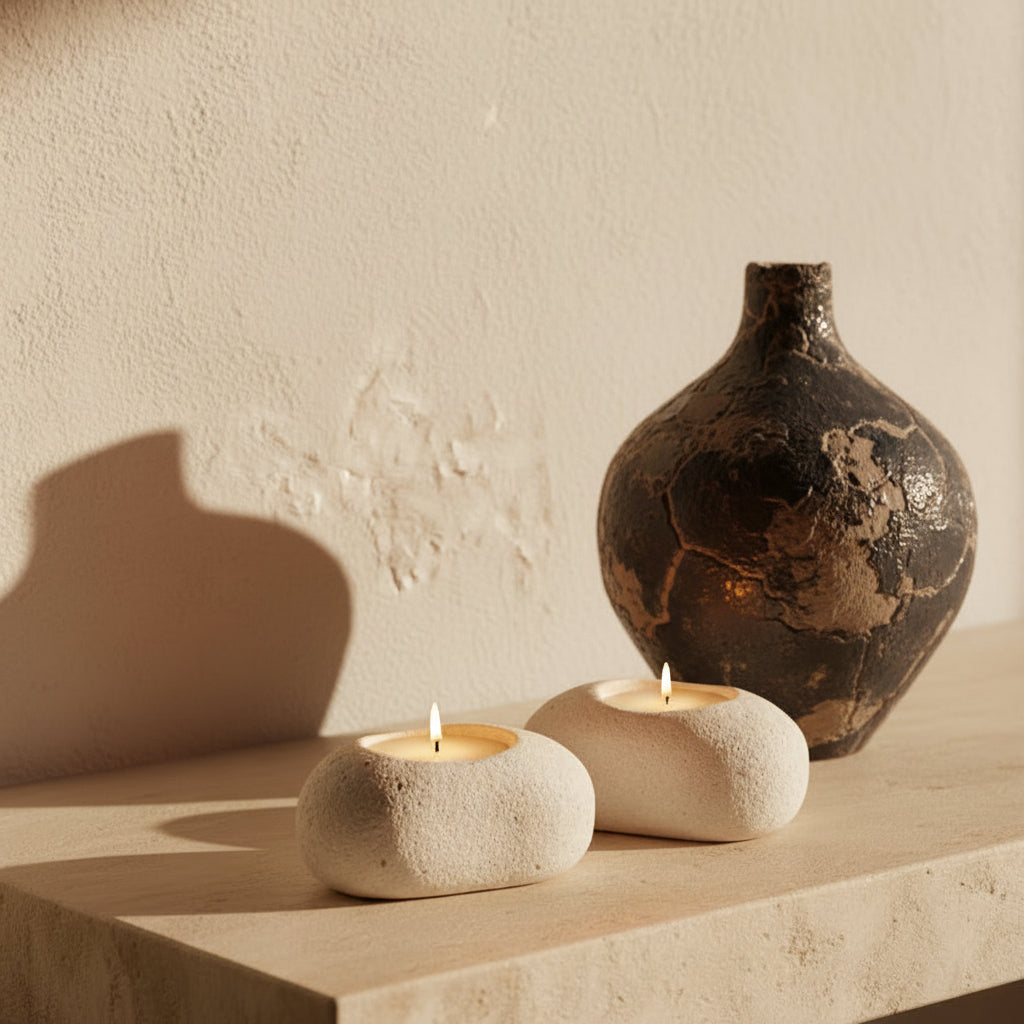 Aizan : Candle set in stone.