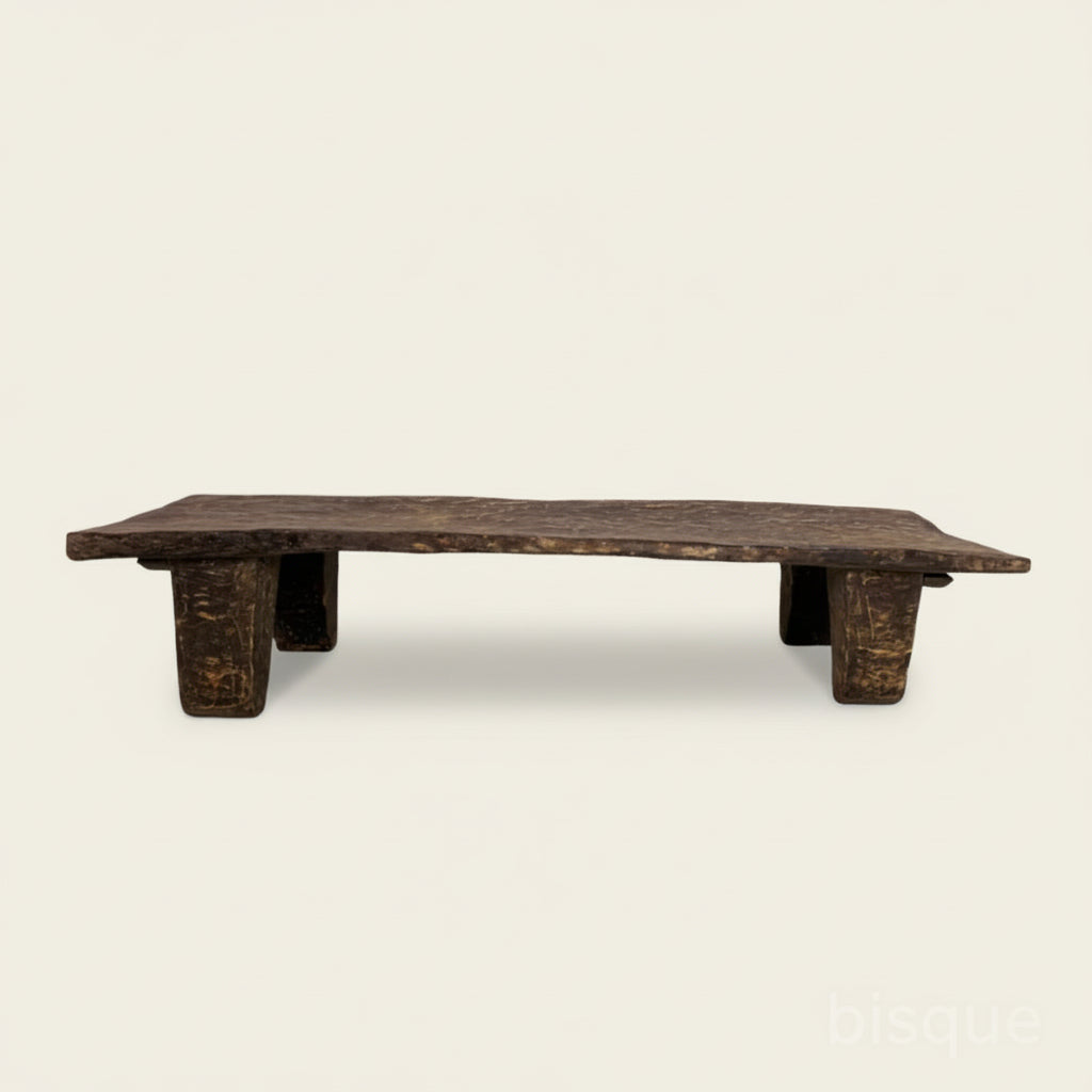 Reclaimed Wood Naga Dark Coffee Table Wabi Sabi