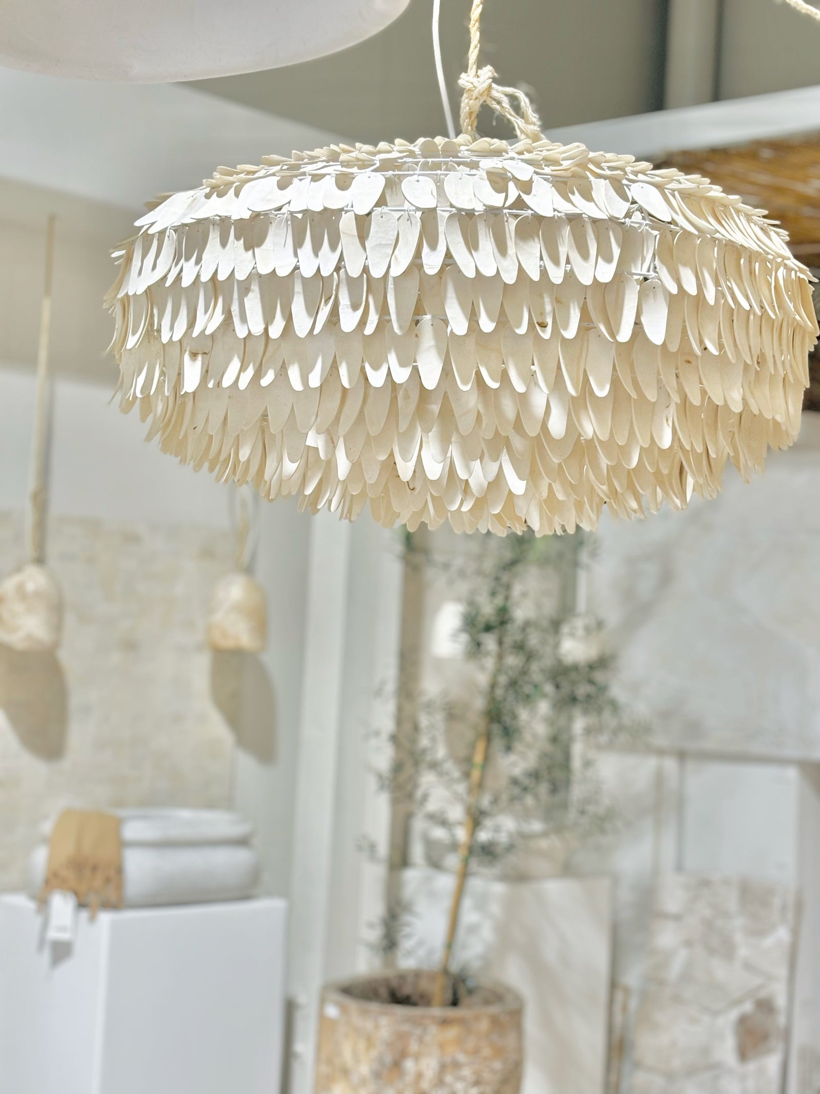 Pendant light Niri : Coconut shell pendant light