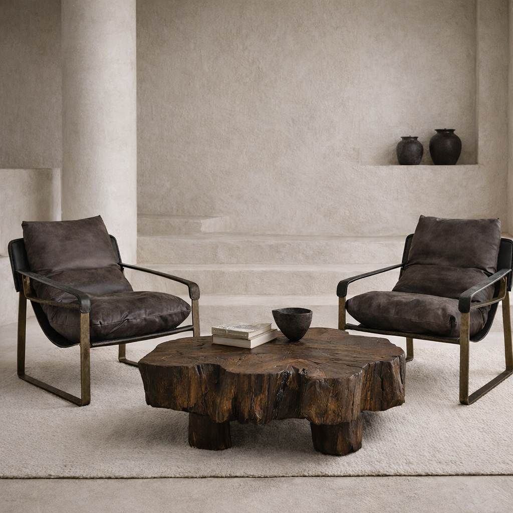 Occasional Chair : Thomas Leather Recliner | Ebony