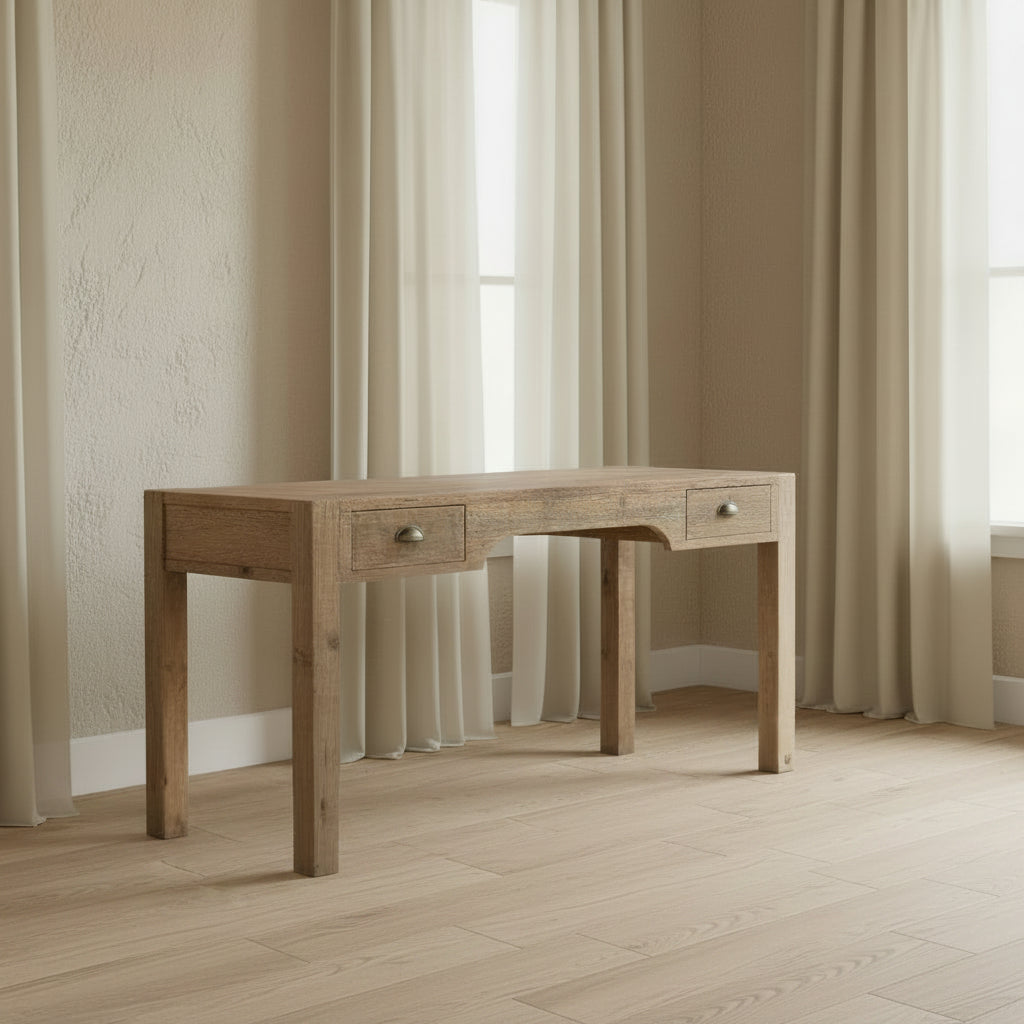 Pierre : Recycled Wood Writing Desk