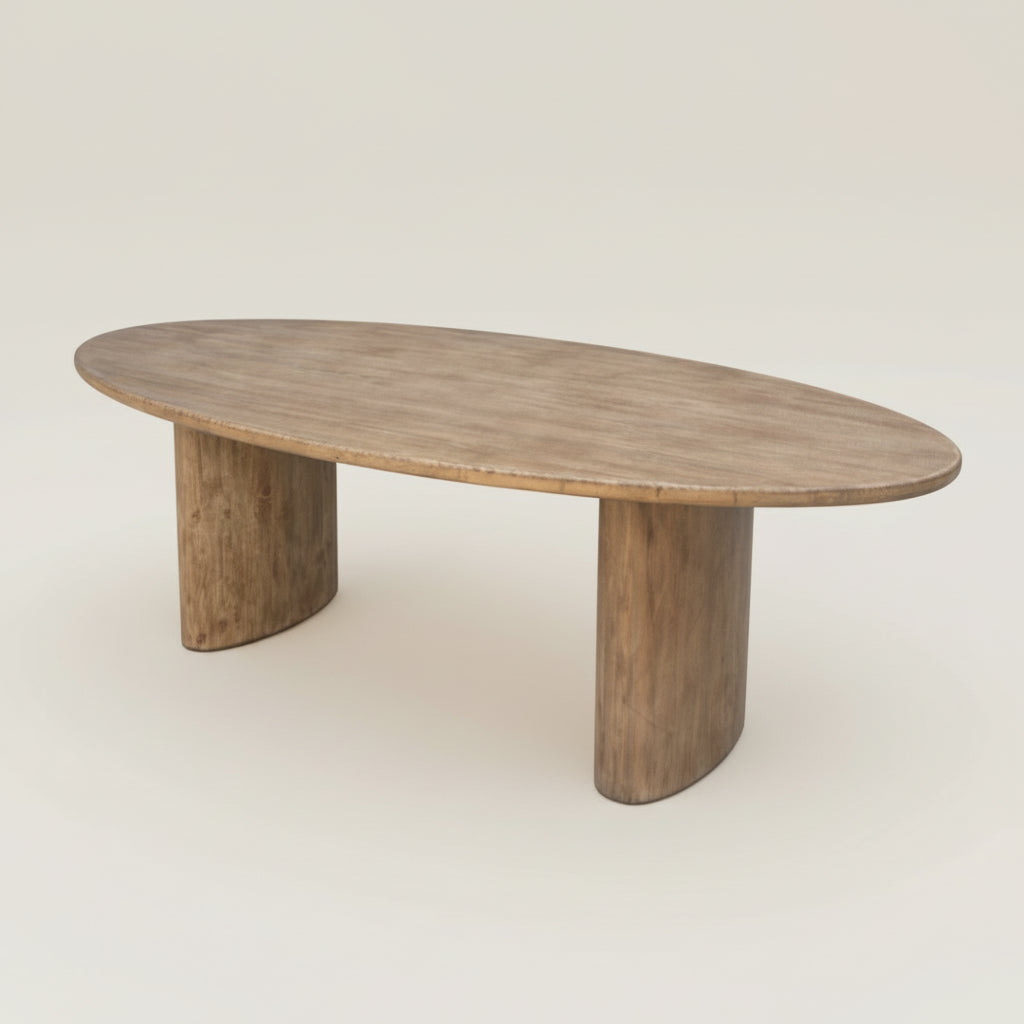 Dining table: Bonito, Recycled Teak Oval Dining Table