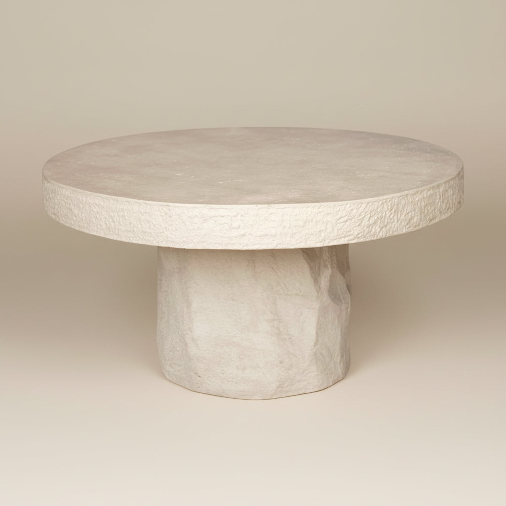 Dining Table: Granito, round GRC Stone Dining Table