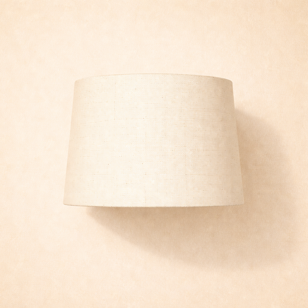 Mutanta : Cotton Lamp Shade, Off White Small.