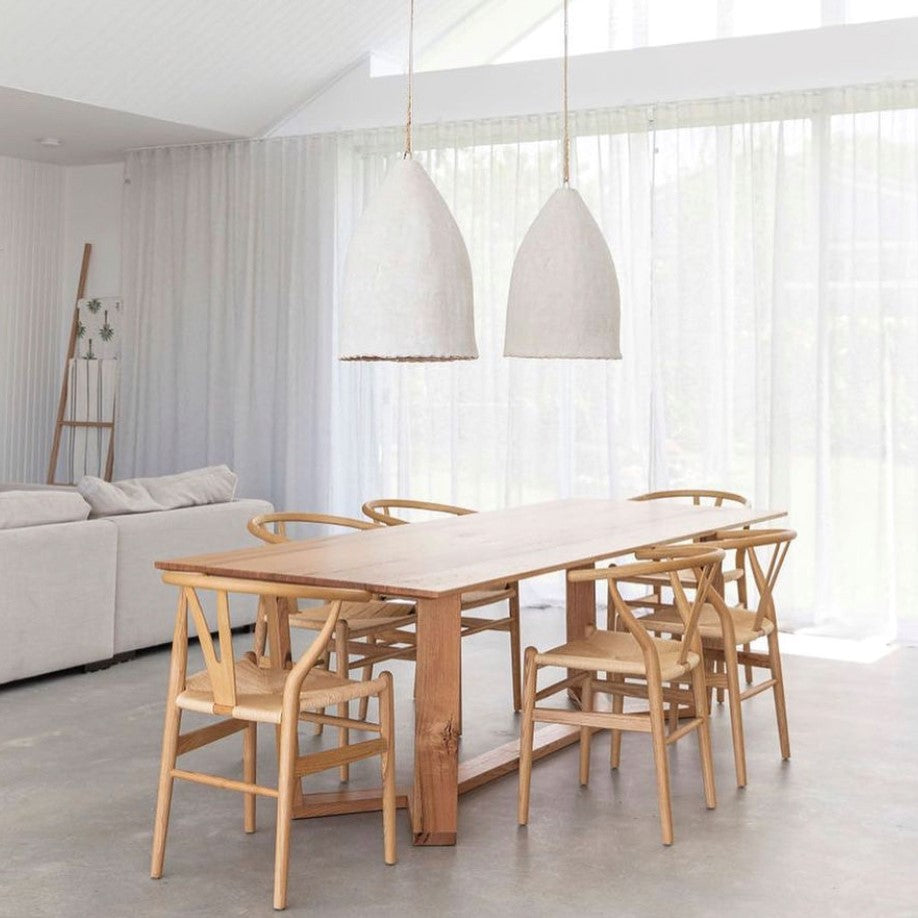 Chege : Clay Tall Dome Pendant Light, Small