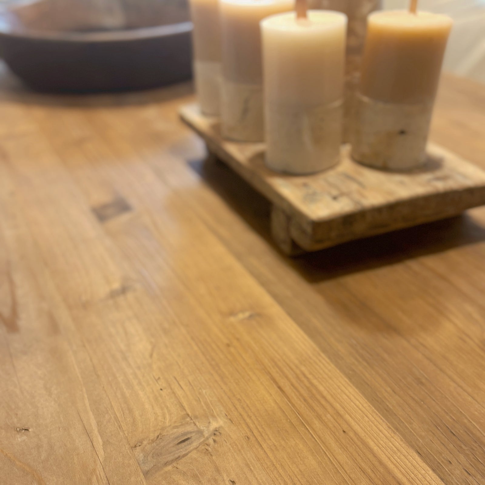 "Edward'Classic Recycled Pine Dining Table 210cm