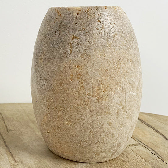 Candleholder : Omia : Tall | Natural Stone