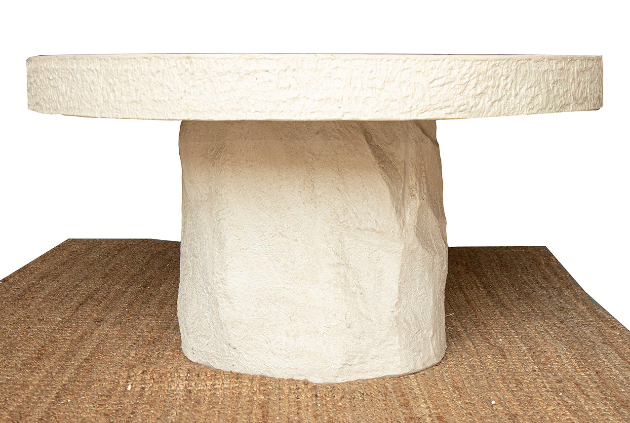 Dining Table: Granito, round GRC Stone Dining Table