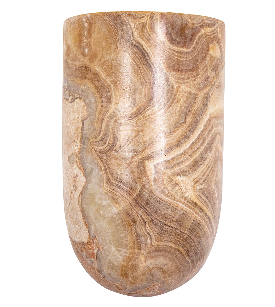 Astria : Polished Onyx Wall Sconce
