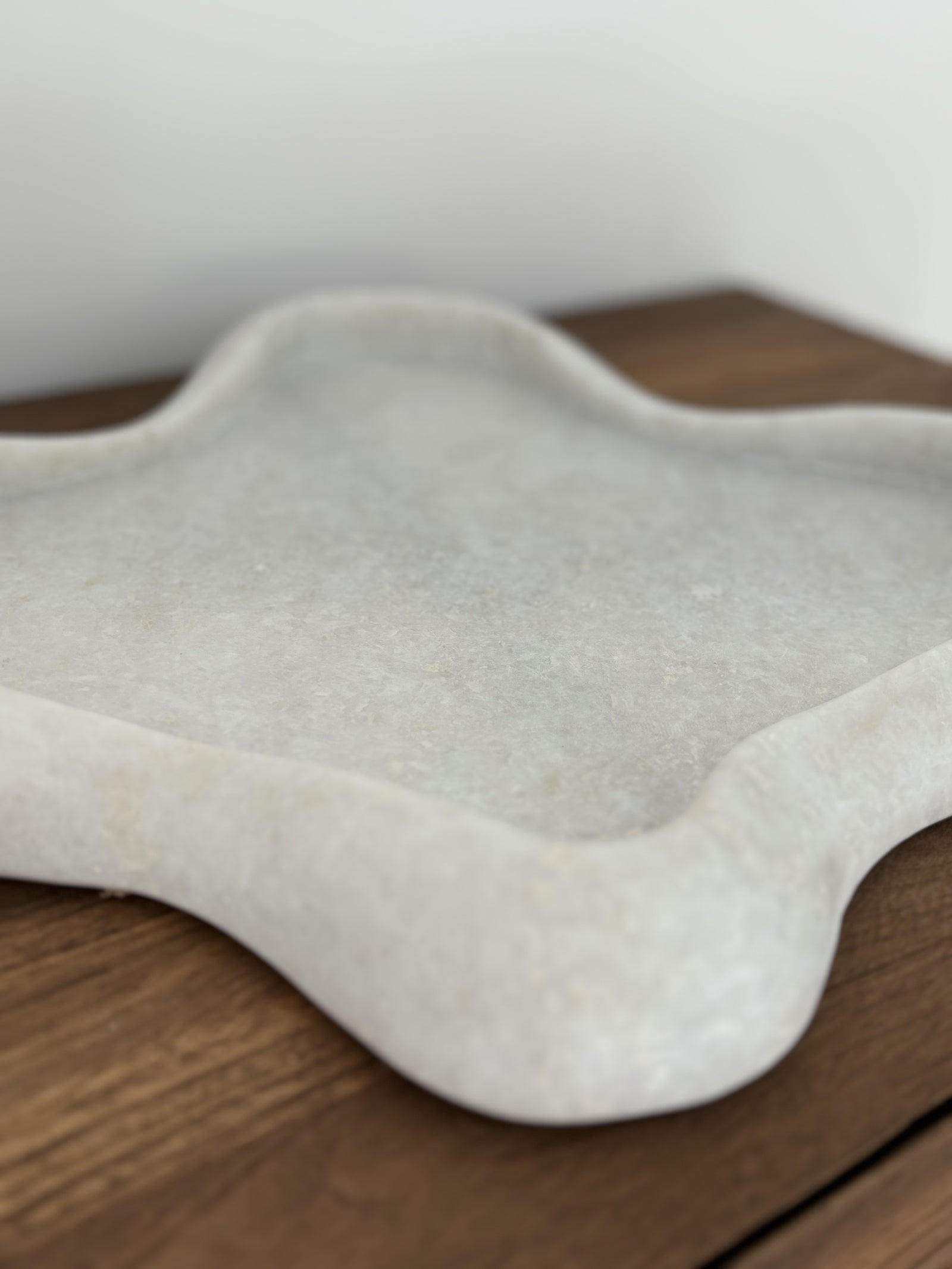 'Sujal' Organic Shape Marble Plate