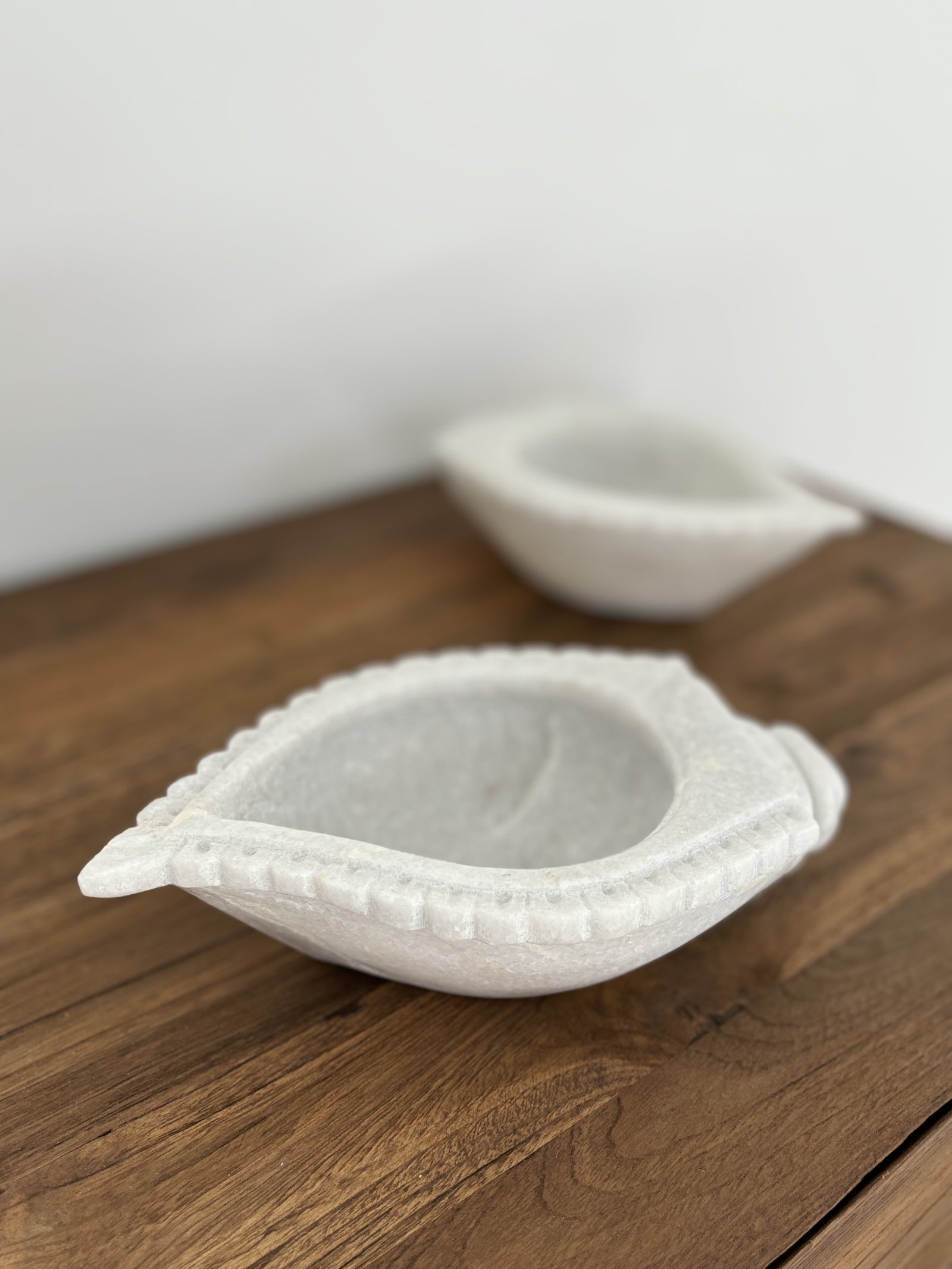 Kumbha : White Marble Ceremonial Bowl