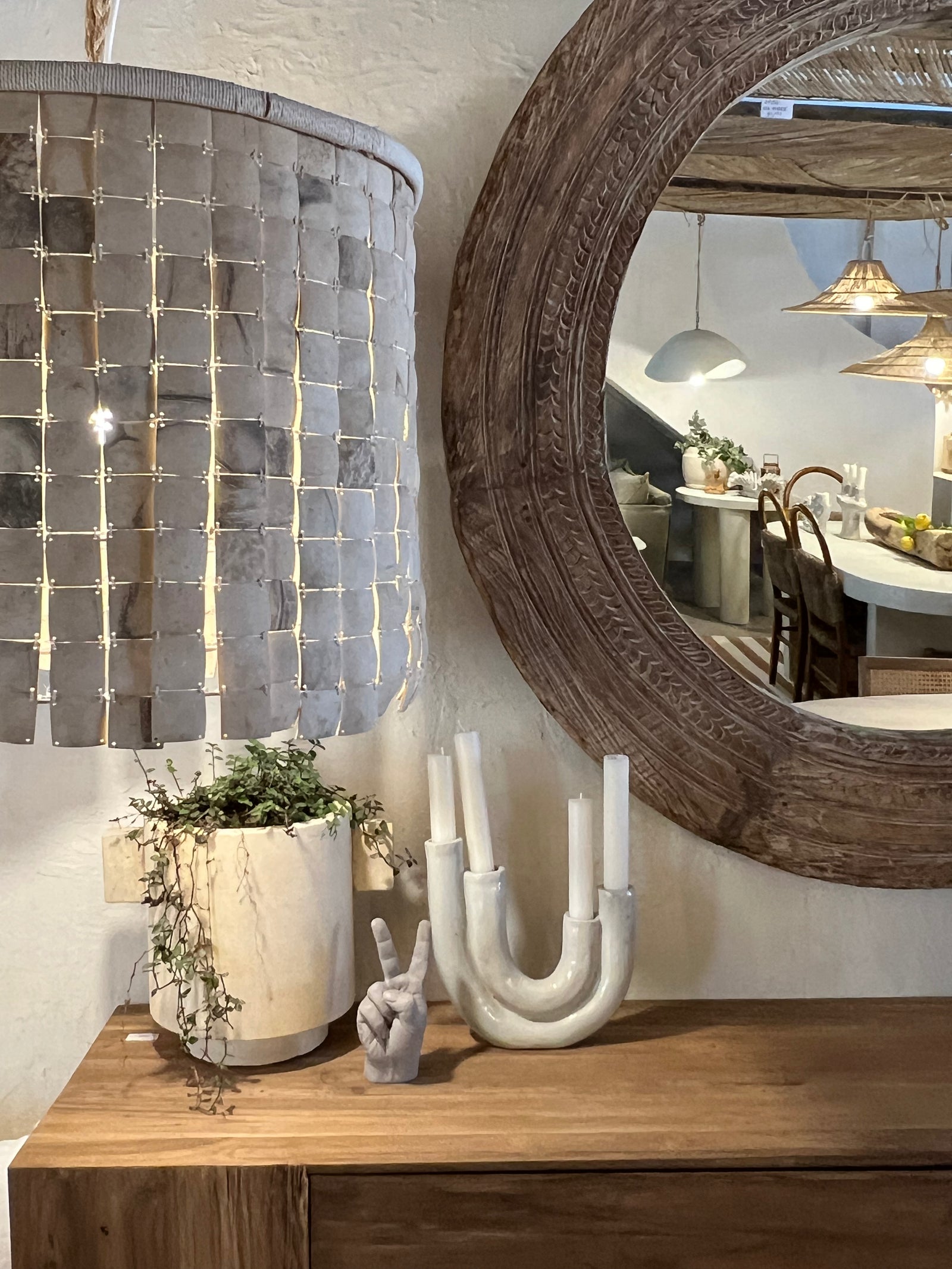 Mirror : Kul : Ox Wagon Round Mirror