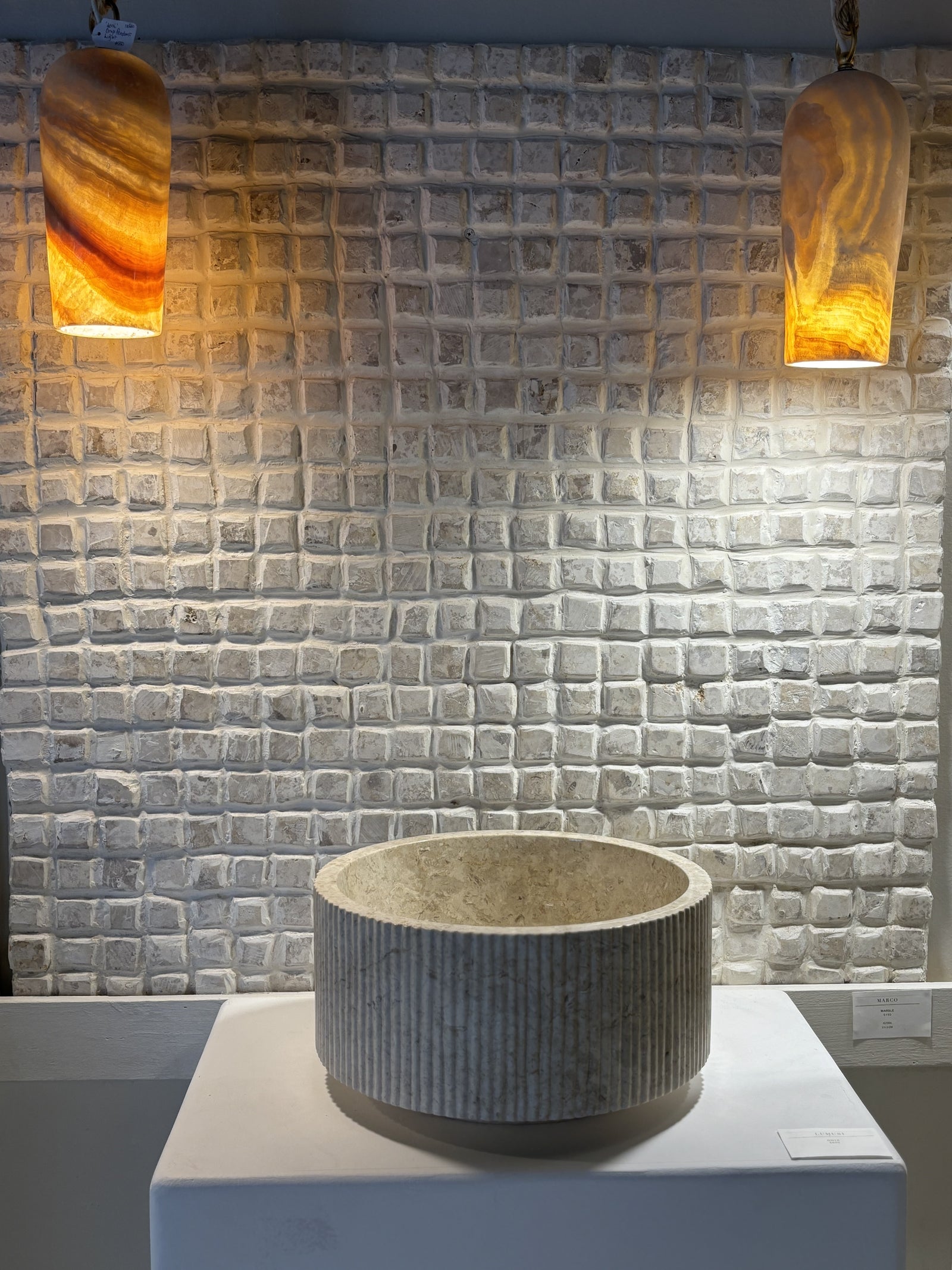 MARCO - Square Mosaic Marble 3x3cm - Sold by M3