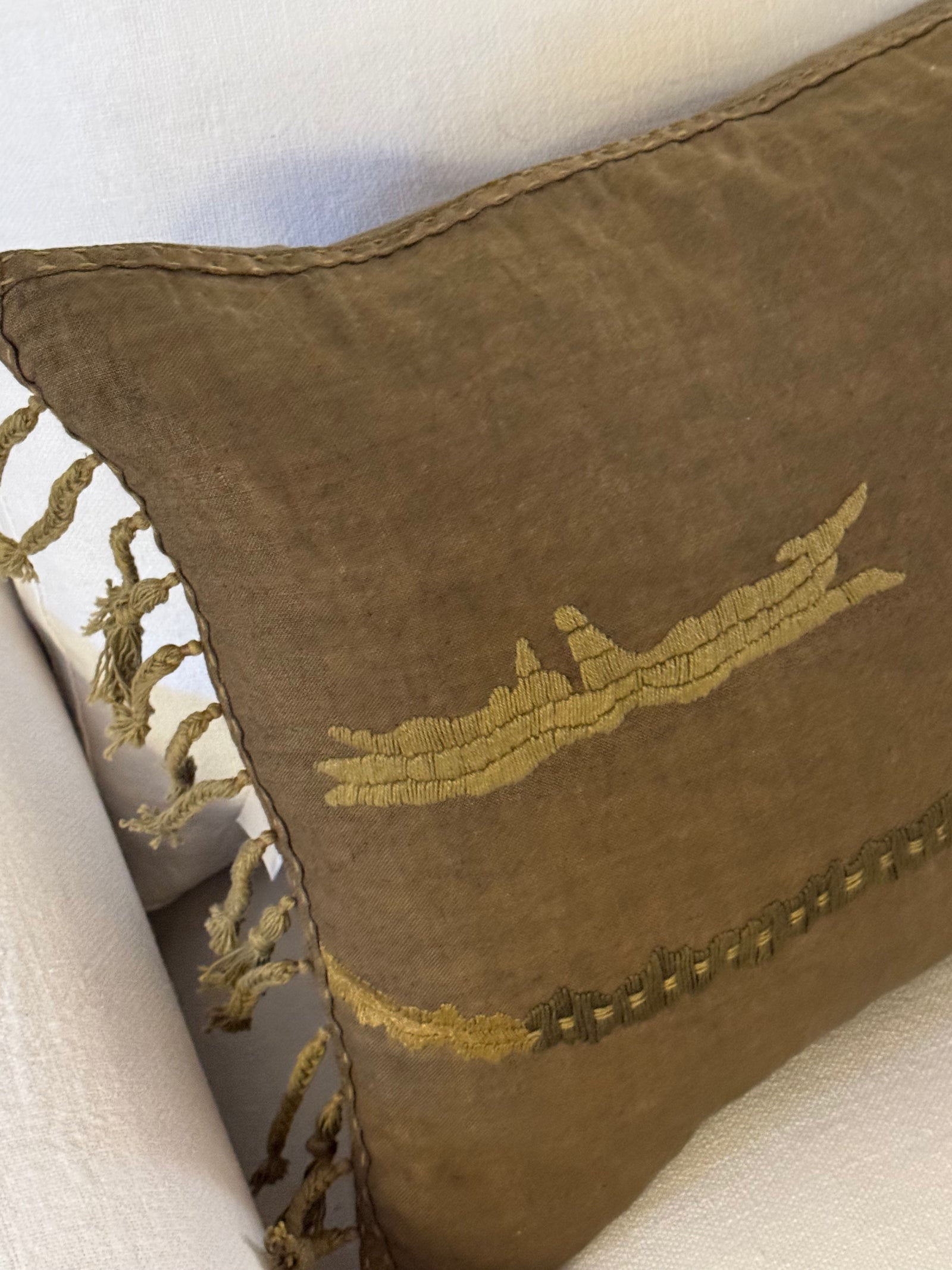 ELBERETHB linen cushion 60 x 40