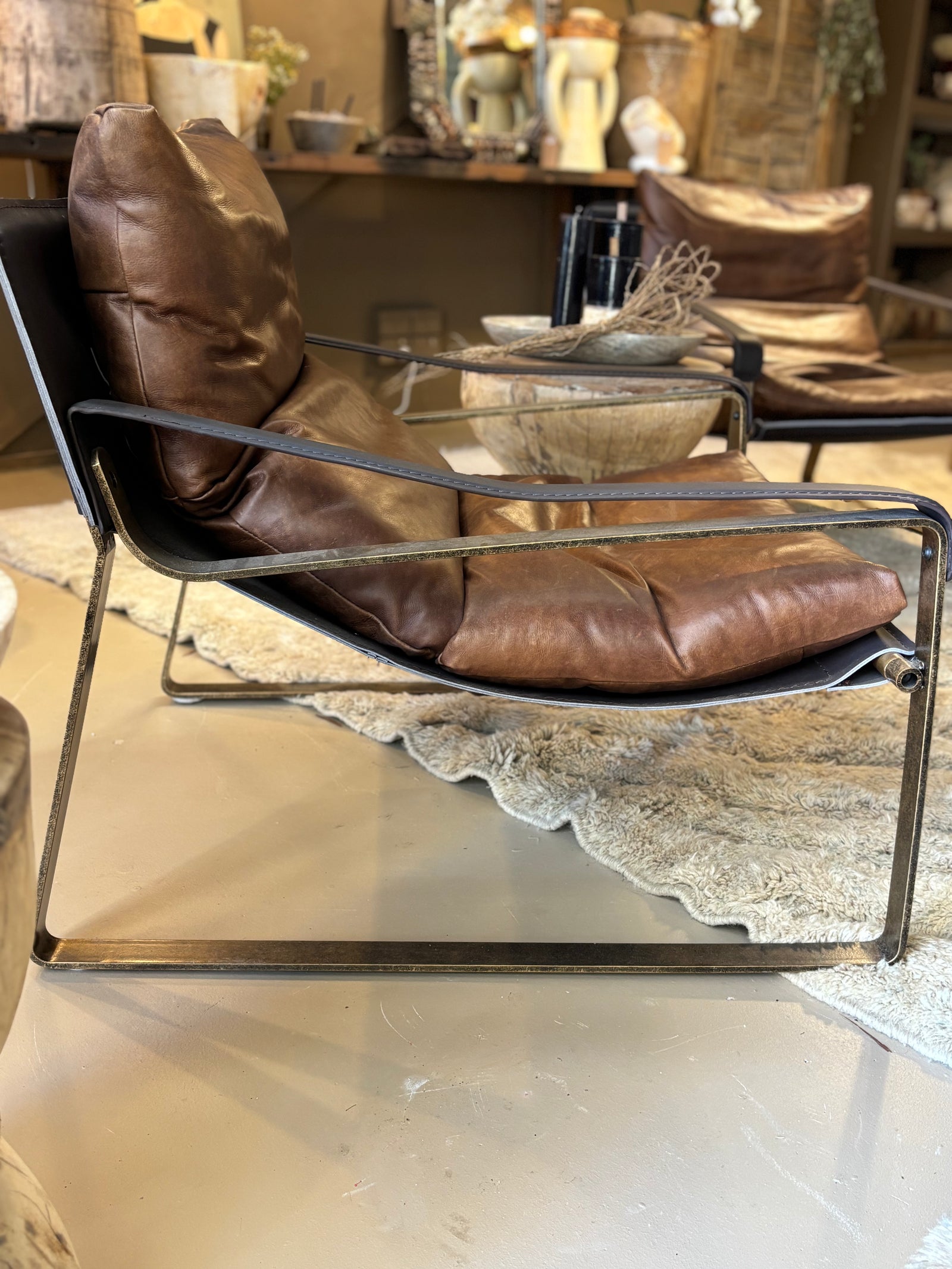 Thomas : Leather Recliner, Brown