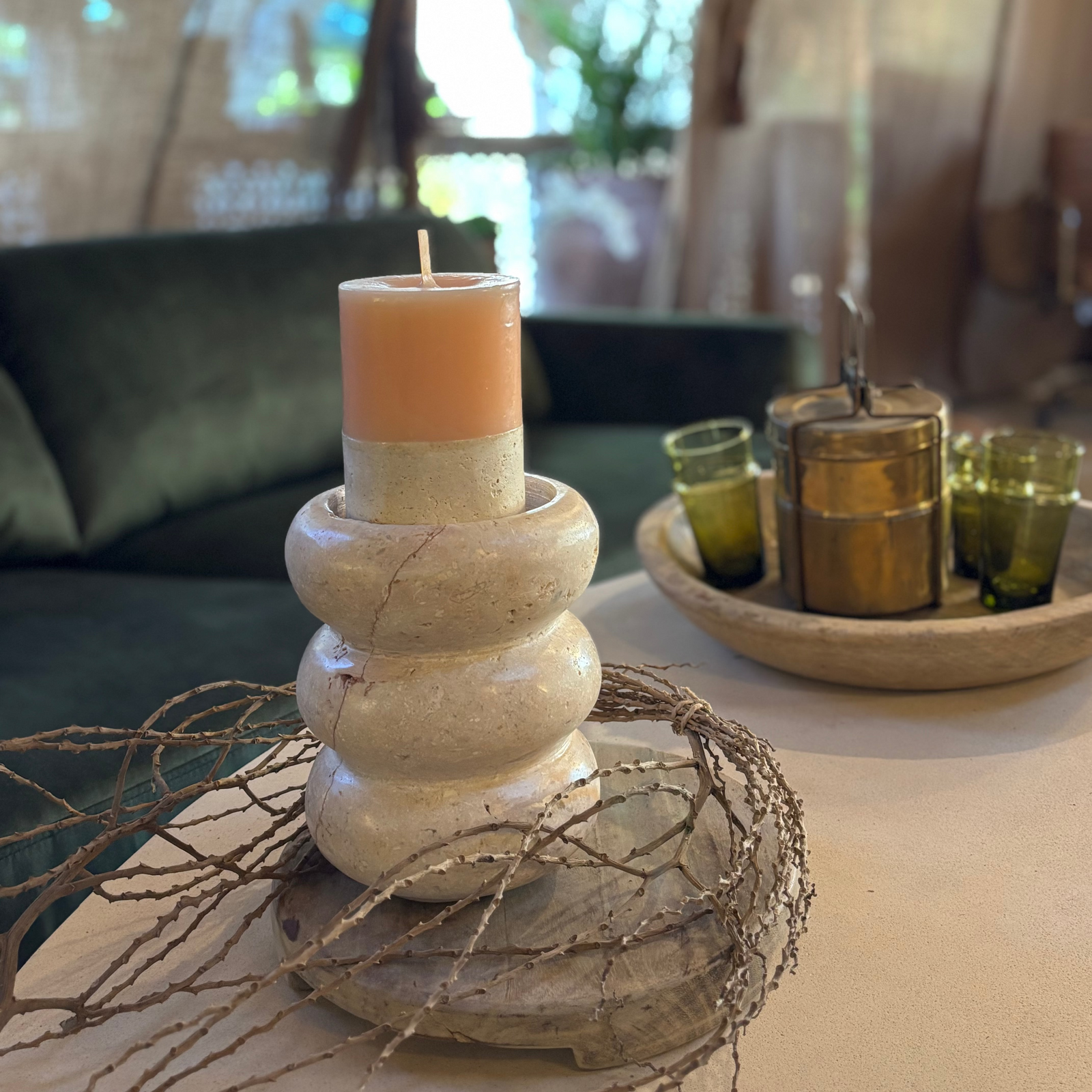 Candleholder : Somat | Fossilised Coral