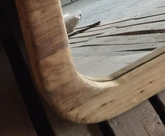 ADREL RECYCLED TEAK WOOD MIRROR NATURAL 70 X 110 CM