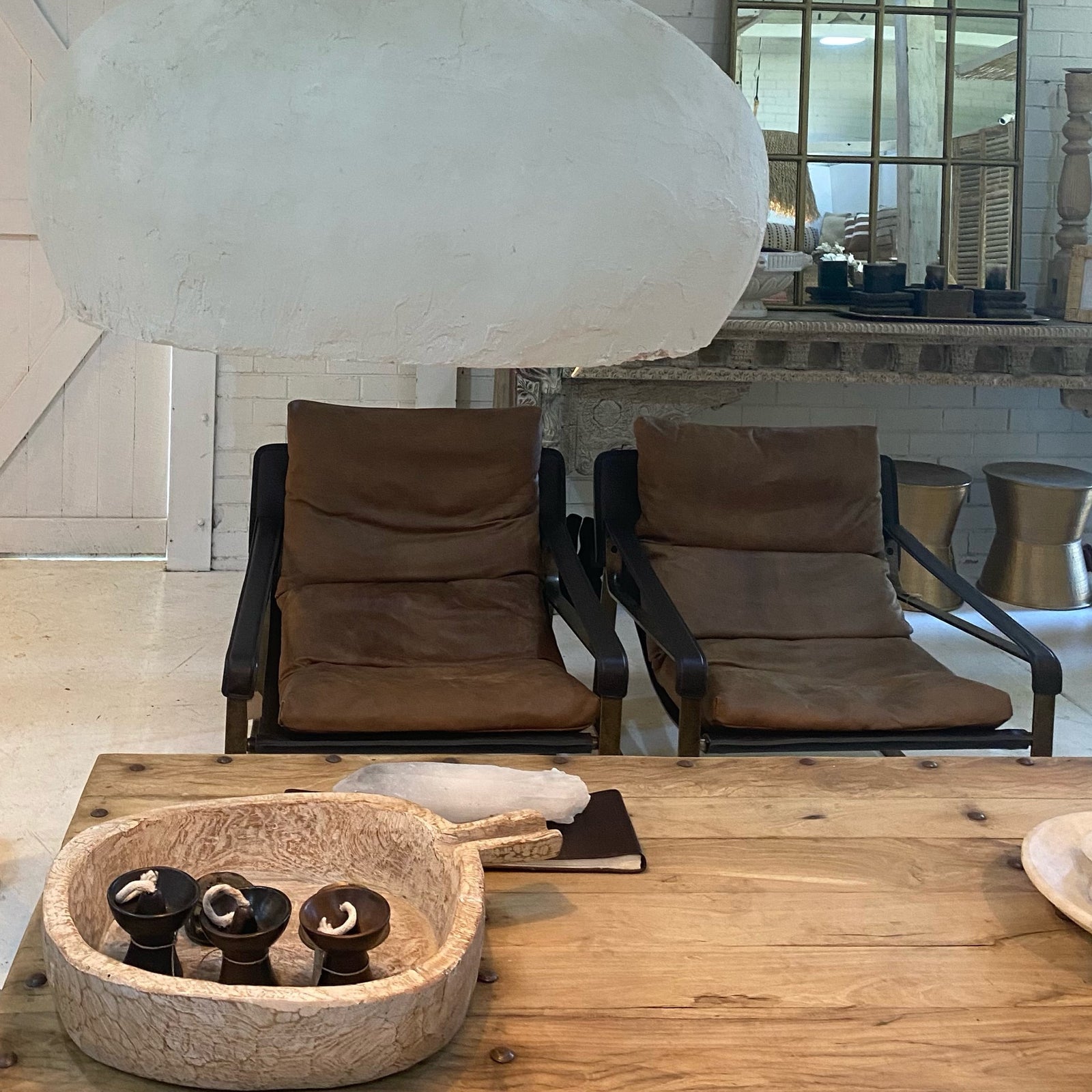 Thomas : Leather Recliner, Brown