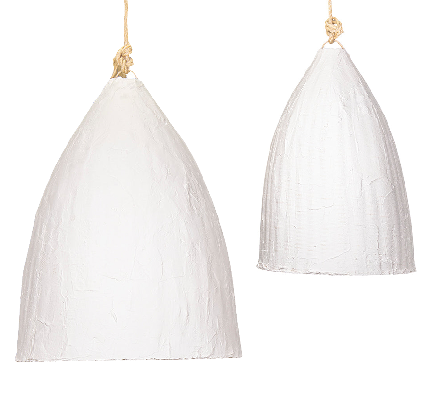 Chege : Clay Tall Dome Pendant Light, Small