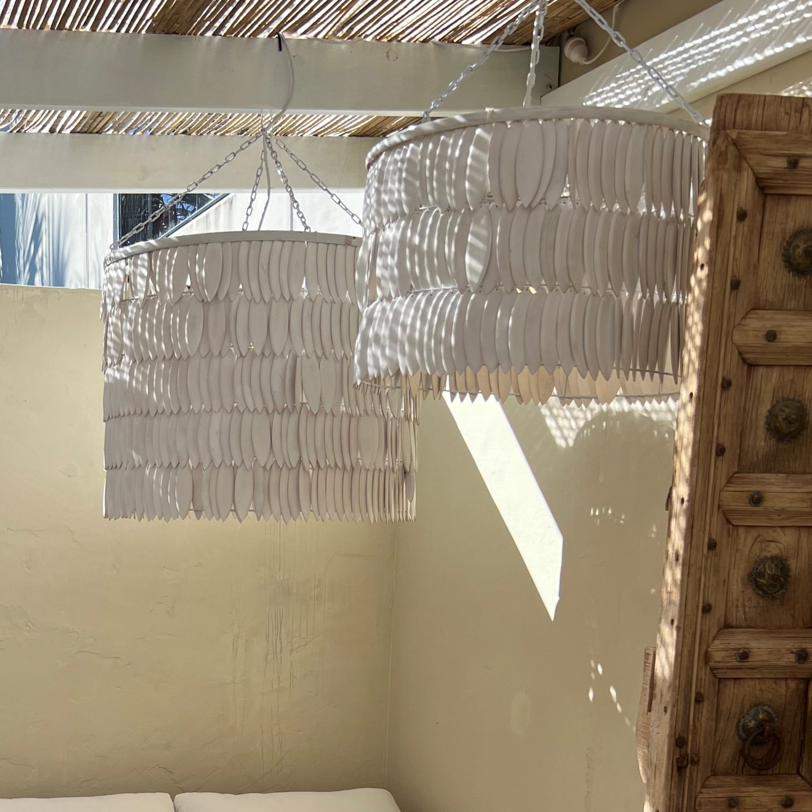 Juma : Wooden Cuttlefish Pendant Light