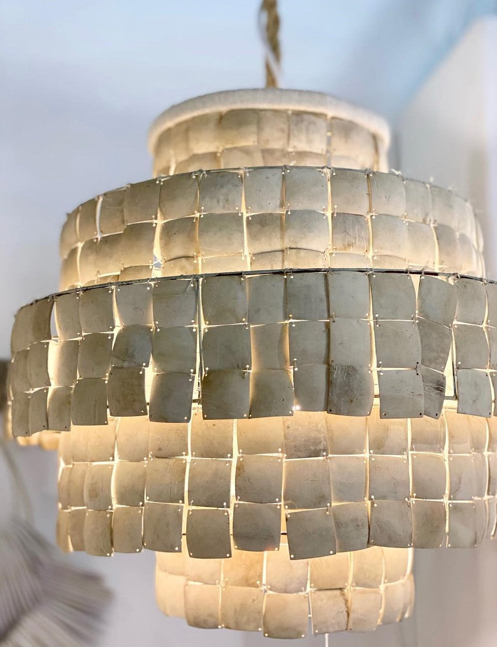 Ashika : Coconut Shell Chandelier