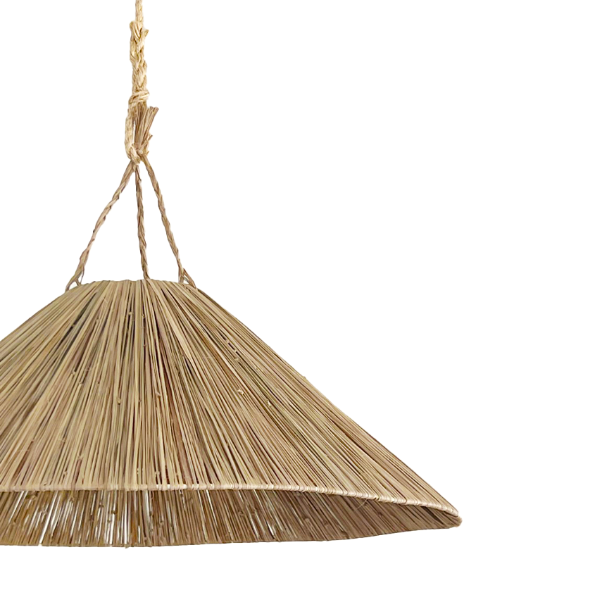 Eftia : Cone Raffia Pendant