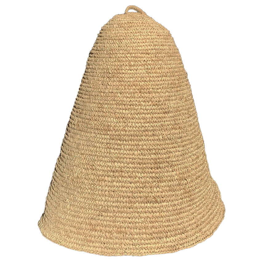 Dian : Tall Sisal Dome Pendant