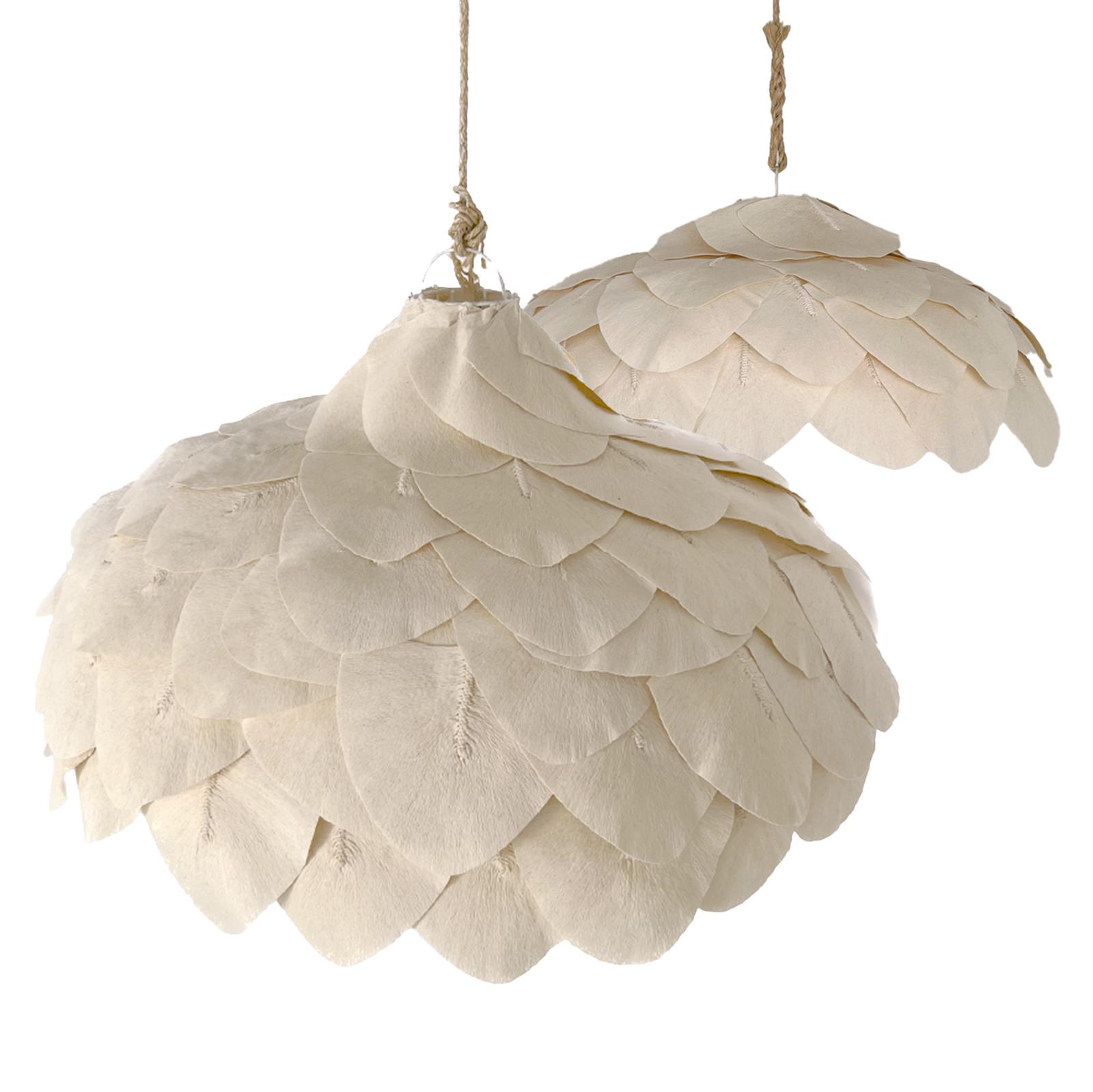 Kapar : Cotton Petal Pendant, 100cm