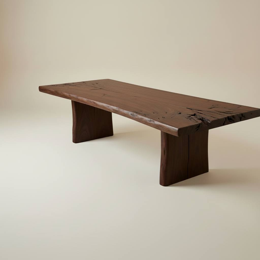 Dining Table: Kaleb, Dining Table, Reclaimed Suar Wood