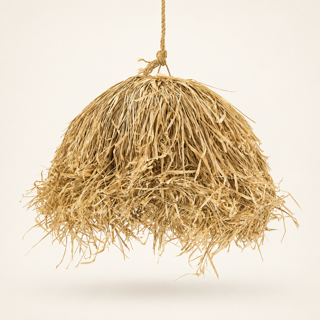 Pendant : Tumo : Raffia Dome | 2 Sizes | Natural
