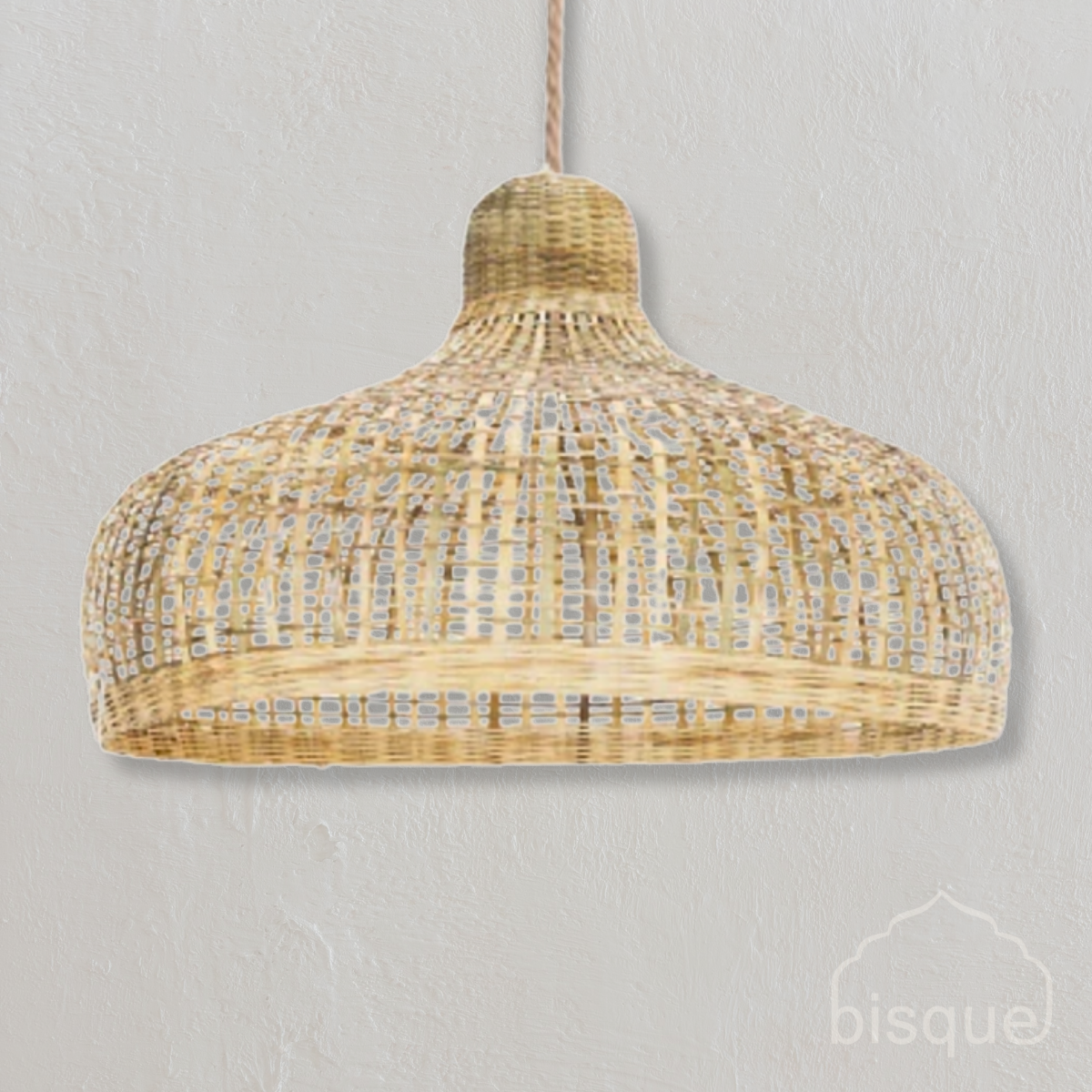 Laloma : Bamboo Pendant with Diamond Pattern