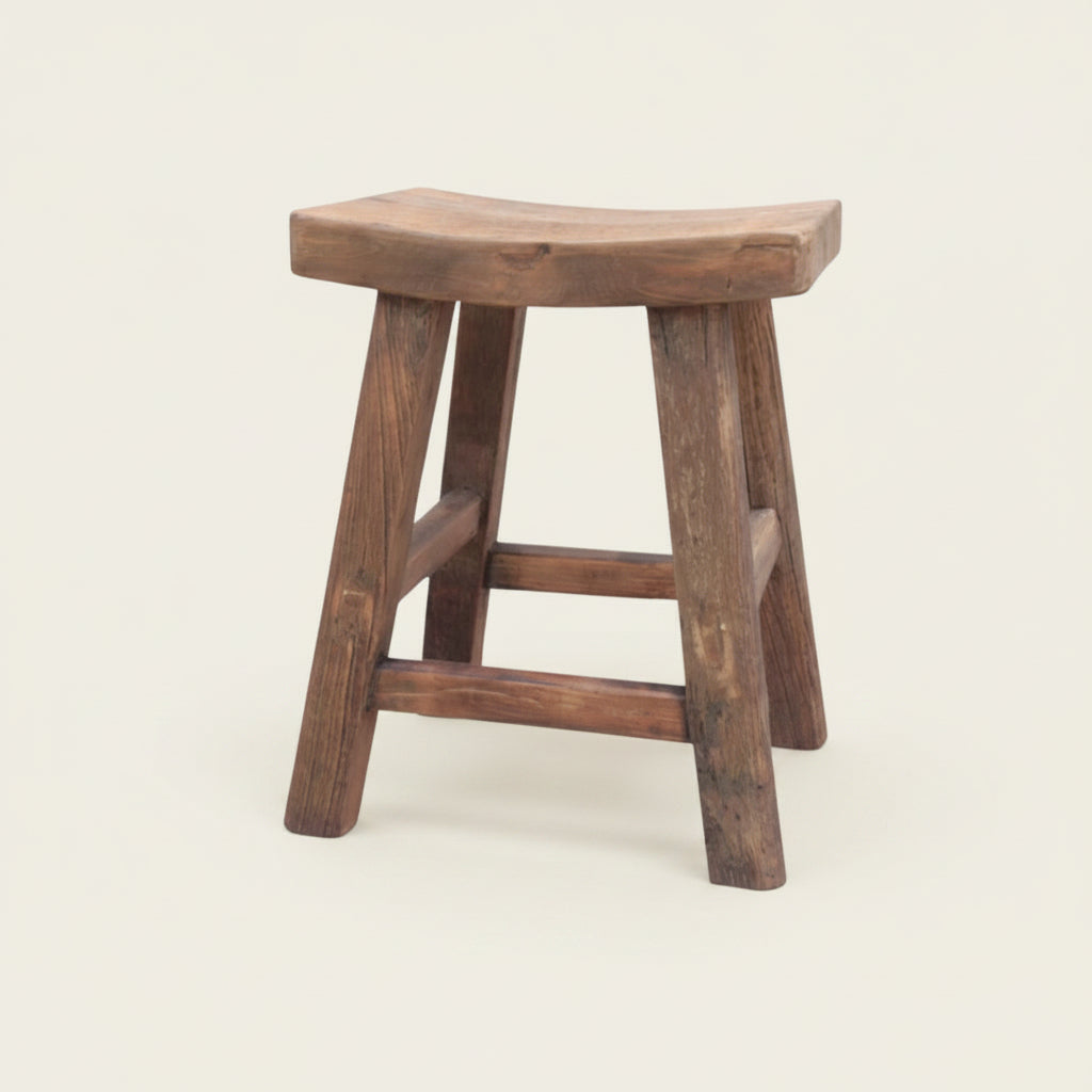 low stools dawie concave stool, wabi sabi, bisque 48cm h