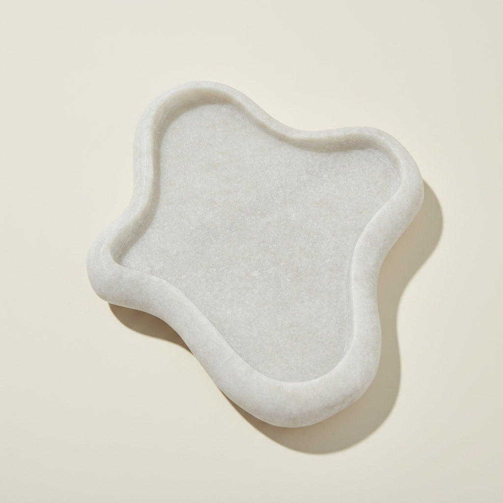 'Sujal' Organic Shape Marble Plate