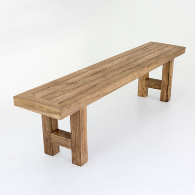 'Gemi' Outdoor Bench Seat, Natural