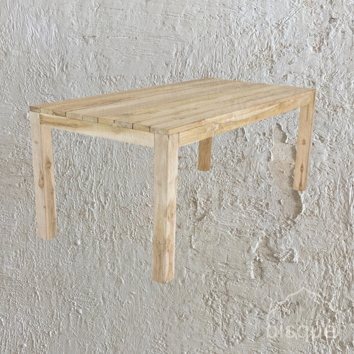 Mustika : Outdoor Dining Table, Bleached