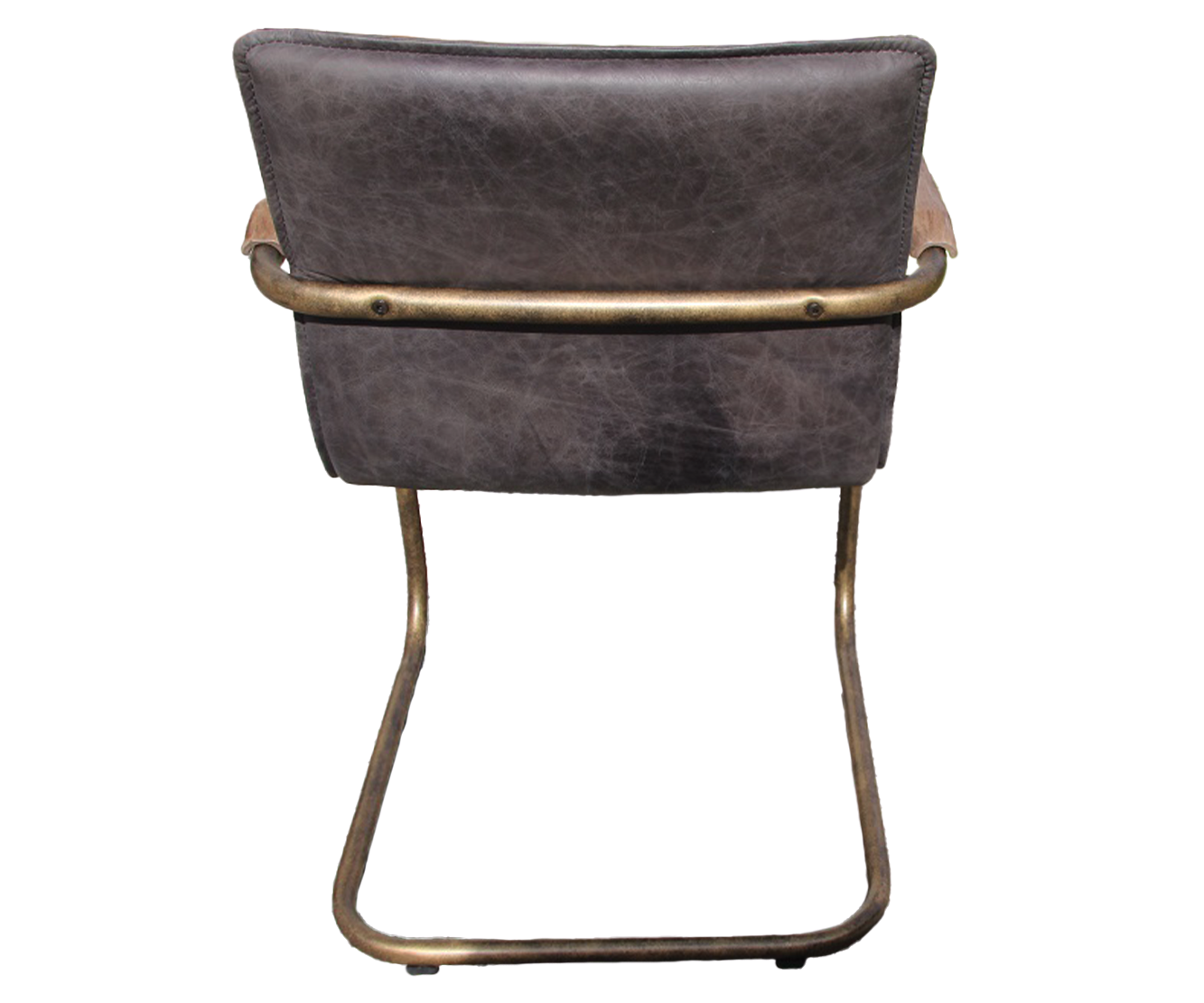 Alessia : Leather Dining Chair Lead