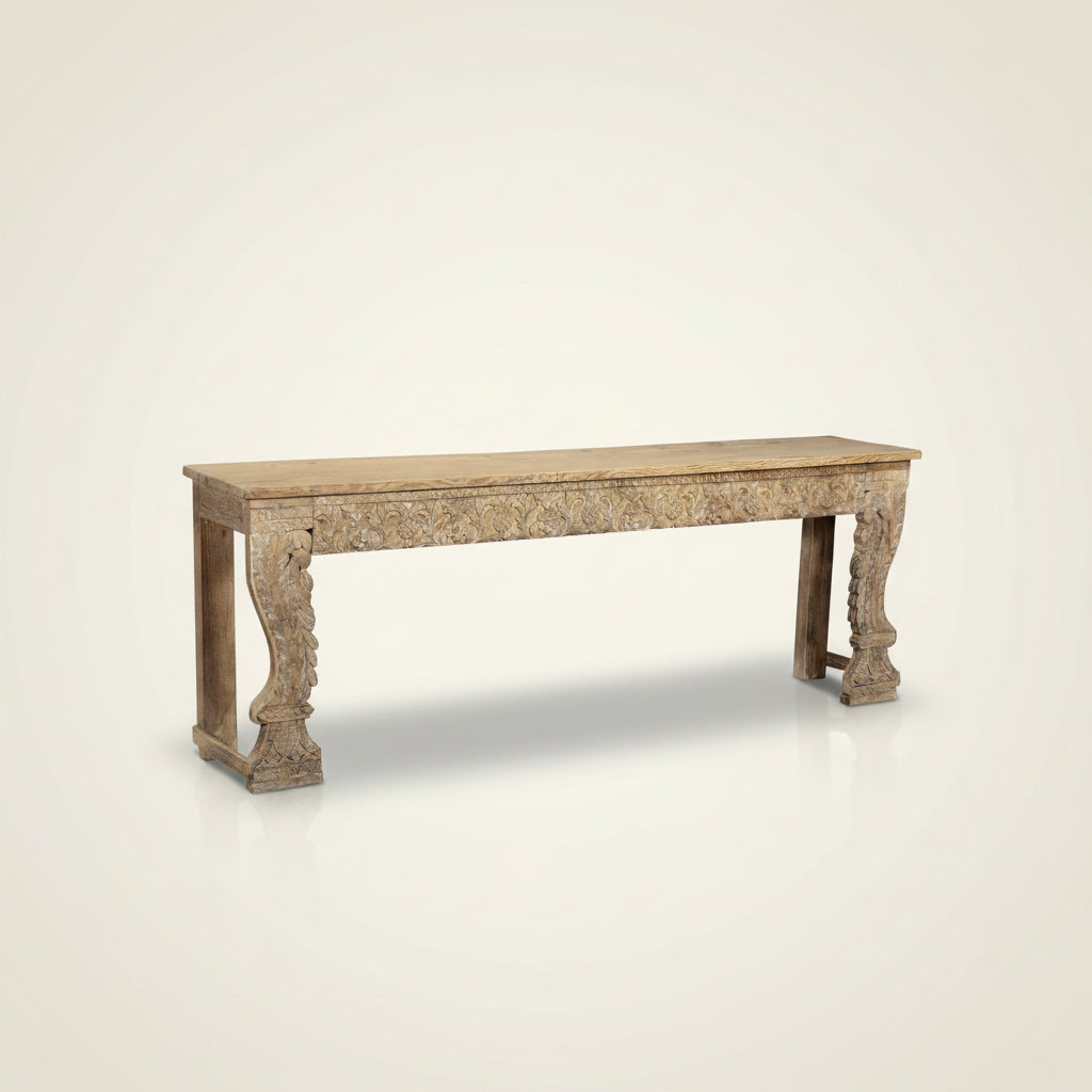 Naya : Carved Front Indian Console, 258cm