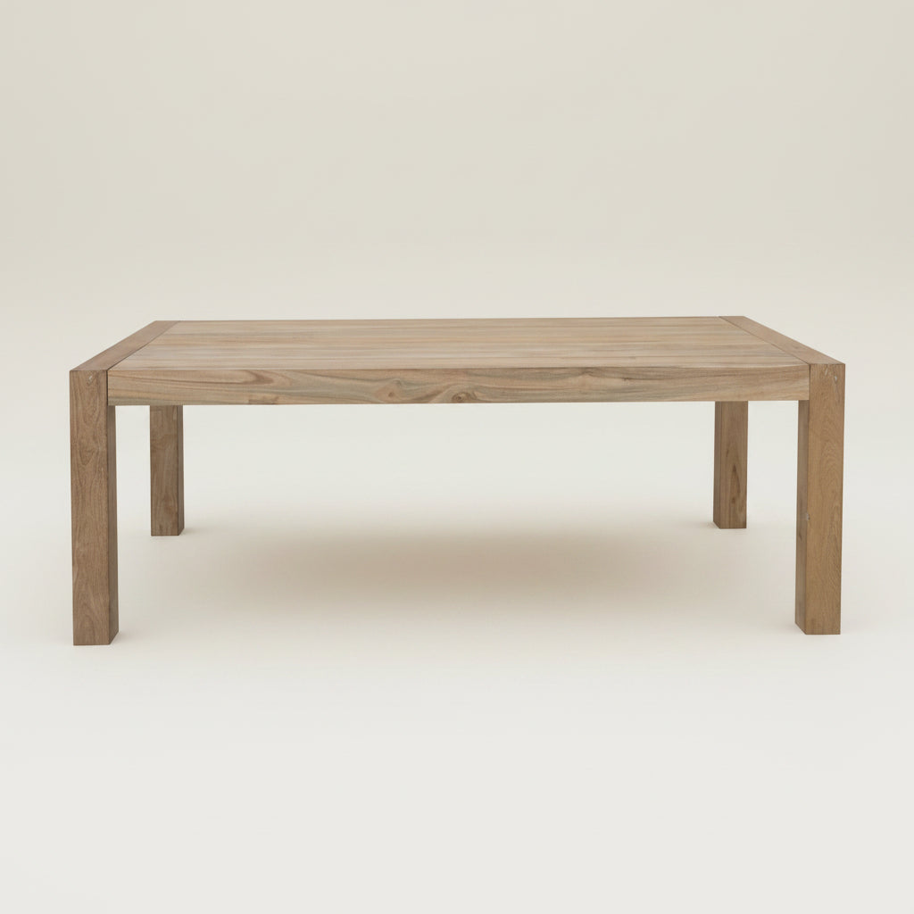 Outdoor Dining Table : Ricardo : Classic Recycled Teak | Bleached | 2 Sizes