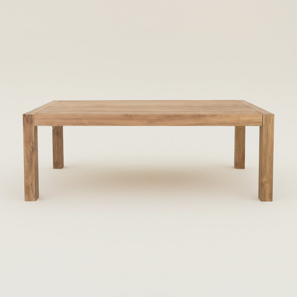 Outdoor Dining Table : Richard : Classic Recycled Teak | Natural | 2 Sizes