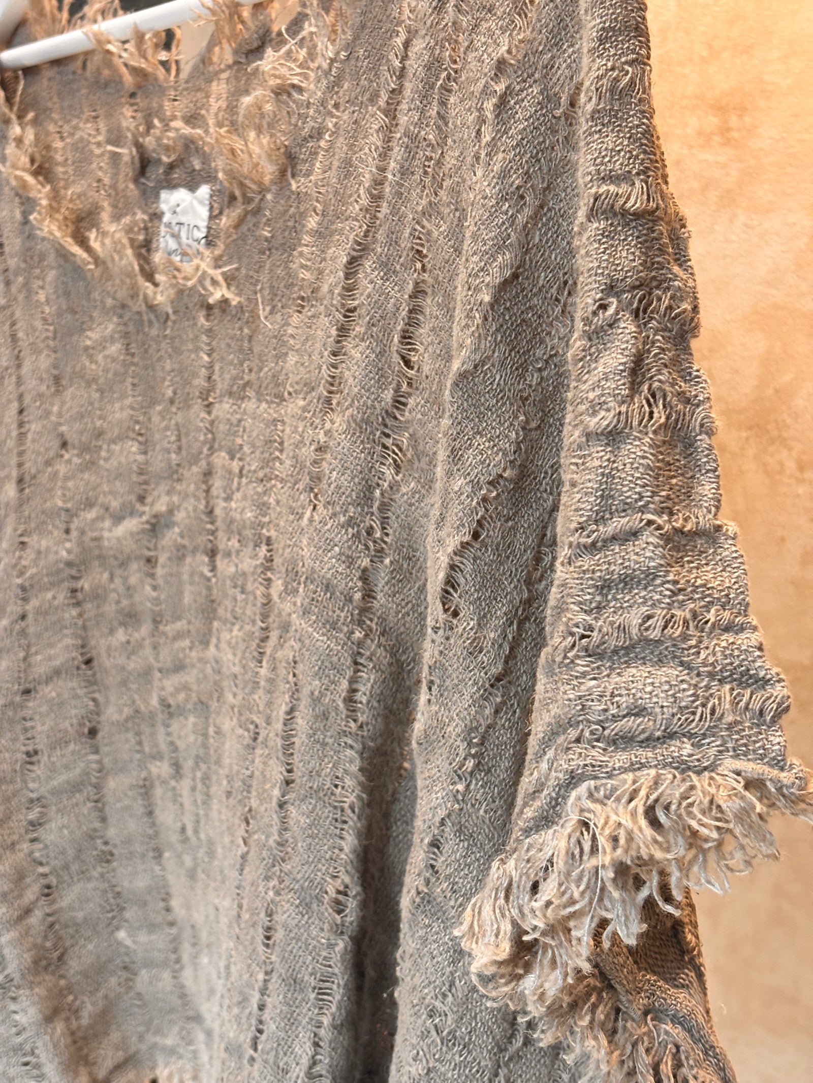 Italian LInen : Sariton : Loose Top, One Size | Natural