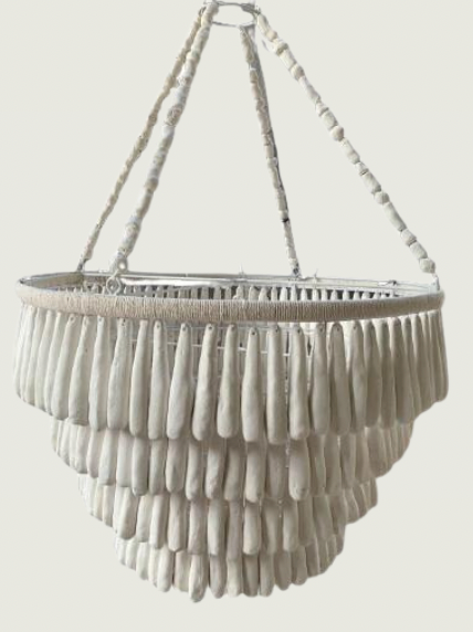 'Lembe' Clay Stick Pendant Light