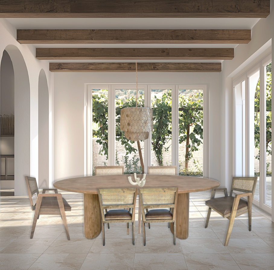 Zayn : Leather Dining Chair