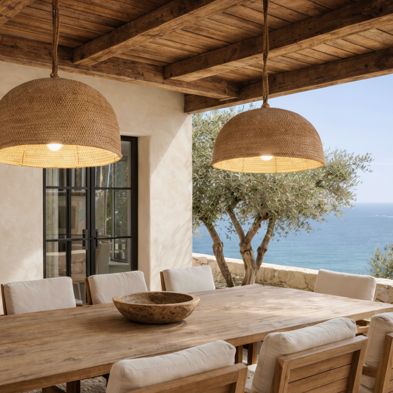 Outdoor Dining Table : Richard : Classic Recycled Teak | Natural | 2 Sizes